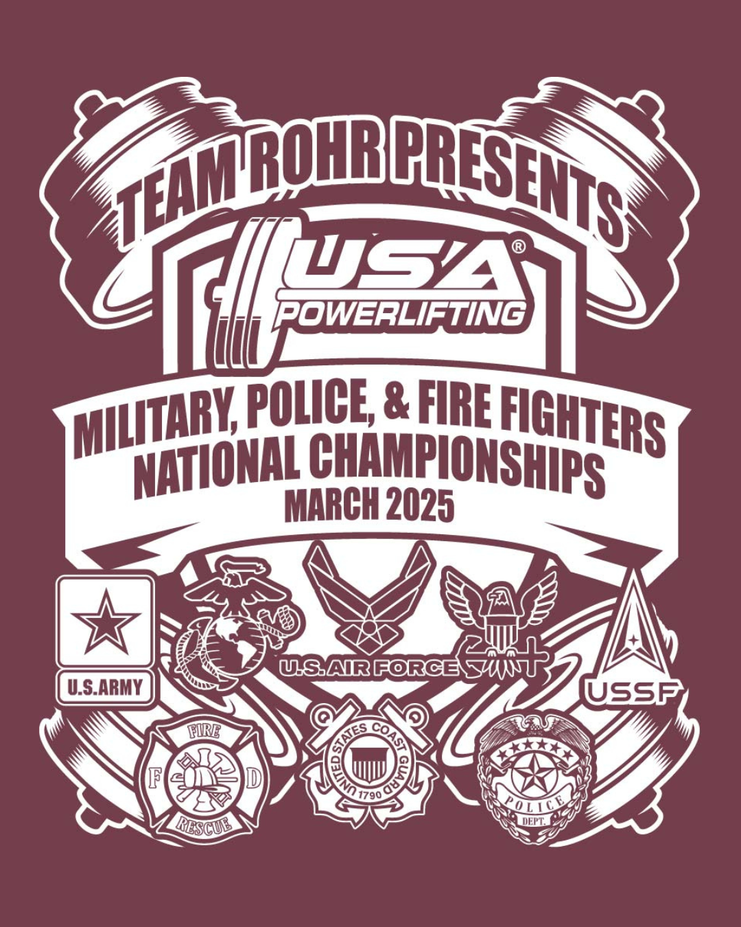 2025 USA Powerlifting Military, Police and Firefighter National Championship